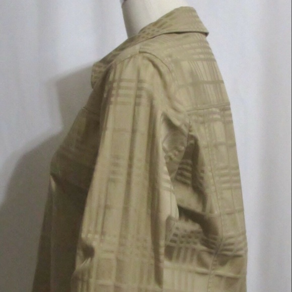 Ladies COLDWATER CREEK Tan Stretch Jacket Size M - Picture 3 of 5